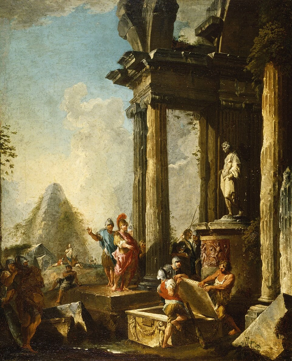 Alessandro Magno presso la tomba di Achille - Walters Art Museum, Baltimora